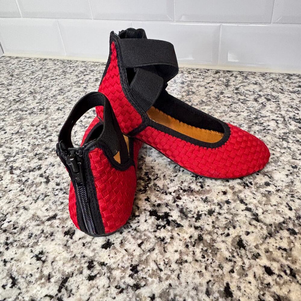 Bernie Mev Red Woven Flats | EU 29 / US Kids 12-12.5 - Picture 3 of 7
